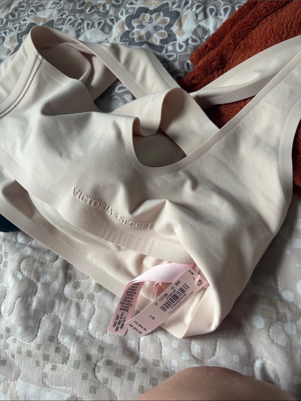 Victoria's Secret Pale Pink Wireless Scoop Bralette